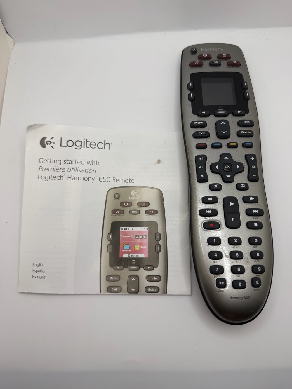 Logitech Harmony 650 Universal TV Remote Control